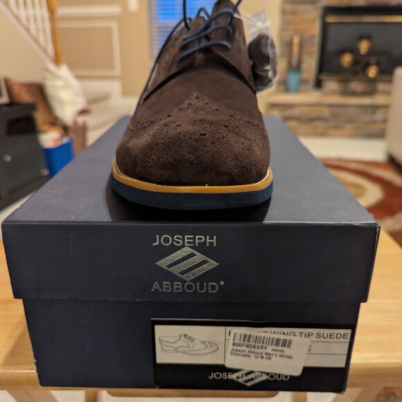 Brown Suede Mens shoes Size 13 NWT main image 5